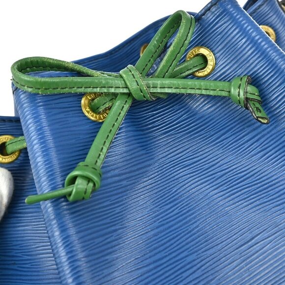 LOUIS VUITTON EPI NOE SHOULDER BAG BICOLOR GREEN BLUE M44044 VI0952 YQ03768 BN02 - Picture 8 of 11